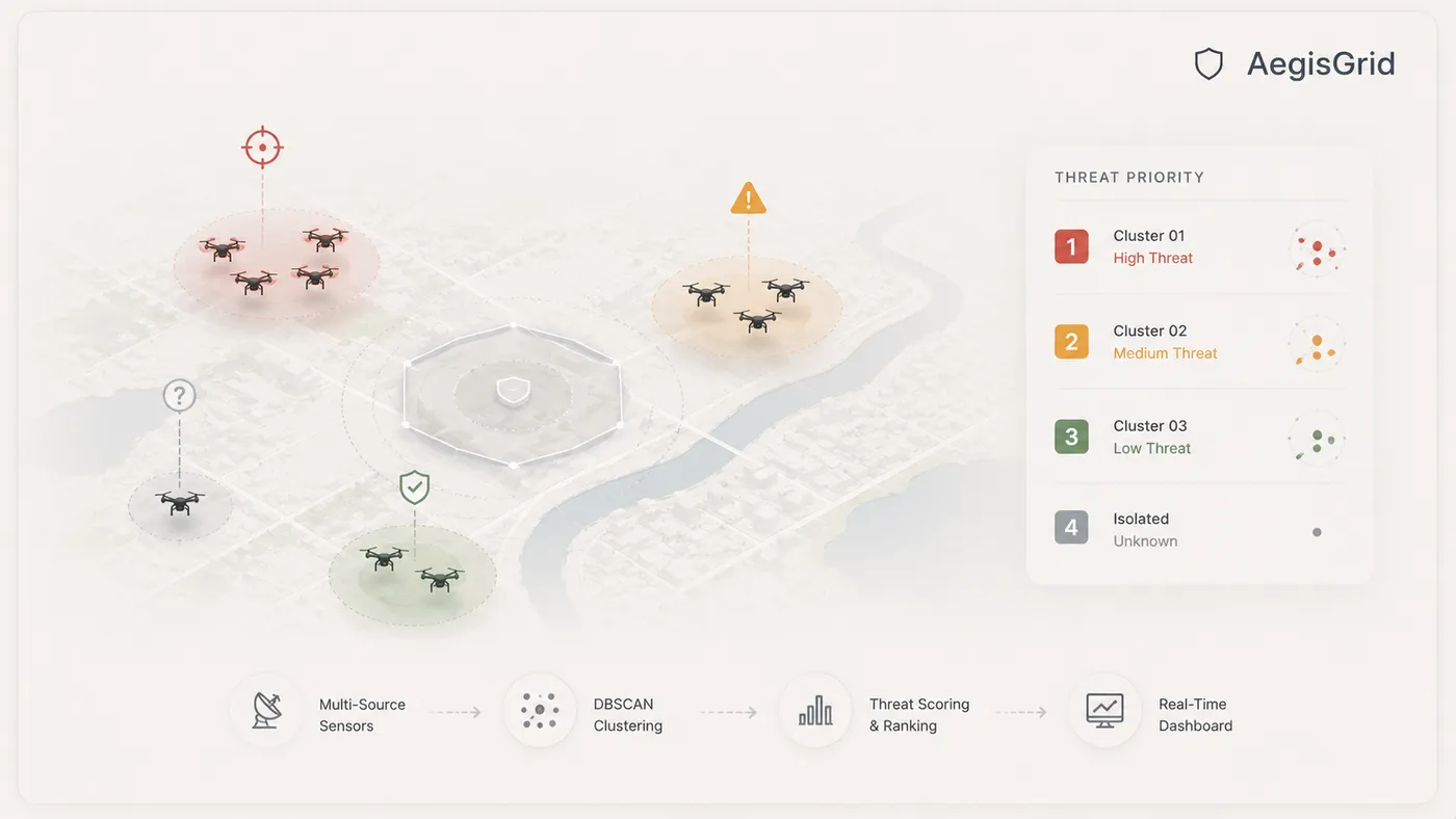 AegisGrid tactical threat visualization